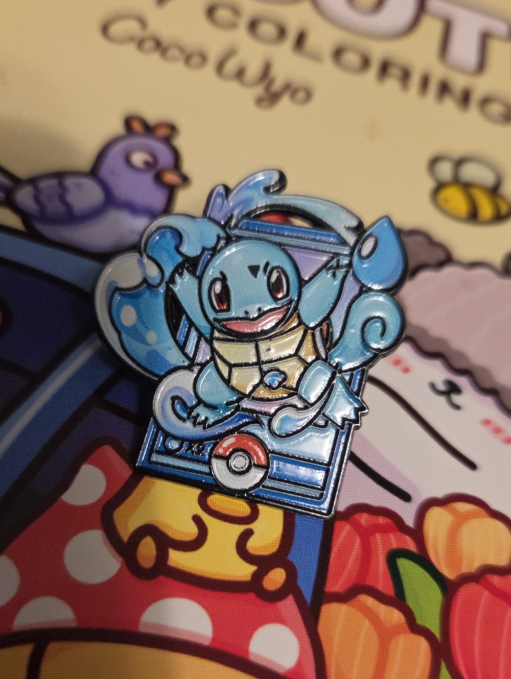 Blue Squirtle Enamel Pin - Official Pokémon Style